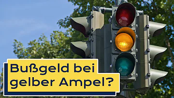 Was passiert wenn ich bei Gelb über ein Ampel gefahren bin?