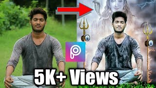 Mahadev Lord Shiva Special Picsart Manipulation Editing Tutorial By DK Tips And Tricks screenshot 5