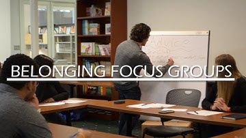 Belonging Focus Group Video Tutorial