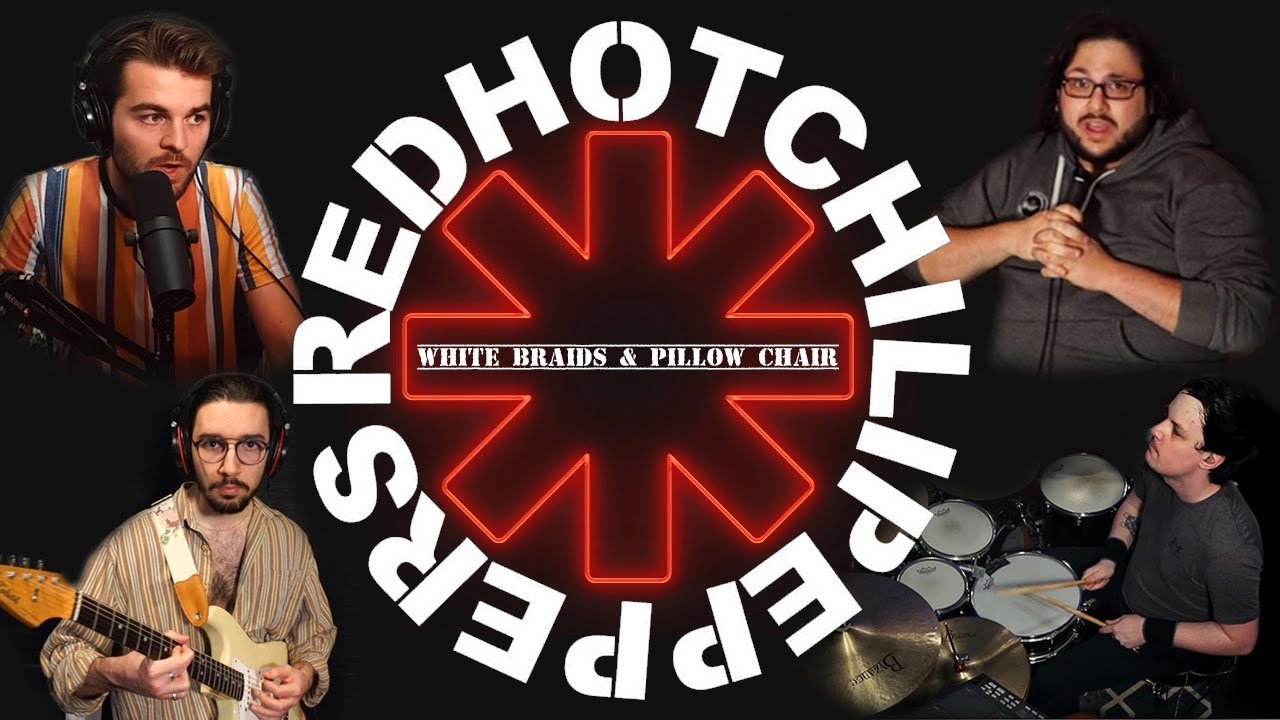 Red Hot Chili Peppers White Braids & Pillow Chair (Cover by Liminal