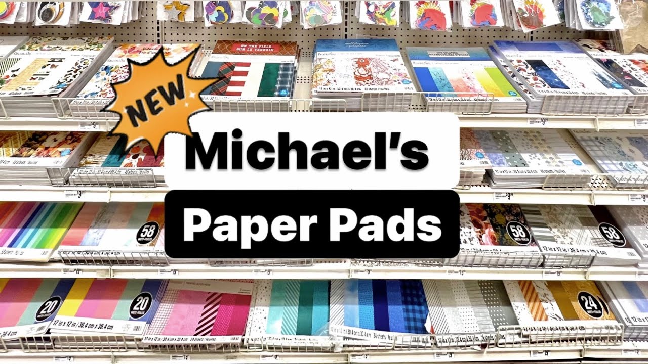 New Michael’s Paper Pads 🍁 YouTube