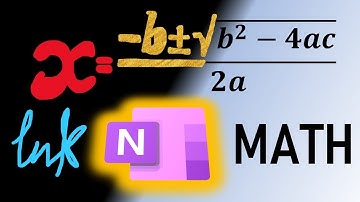 Write Math PROPERLY on OneNote with Ink