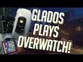 GLADoS Plays OVERWATCH! Soundboard Pranks in Competitive! *Amazing Reactions*