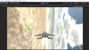 Unity3D Fighter Flight Templete: Su35,F15 Flight Test