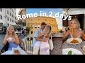 Rome vlog - airbnb, exploring, food, and outfit details