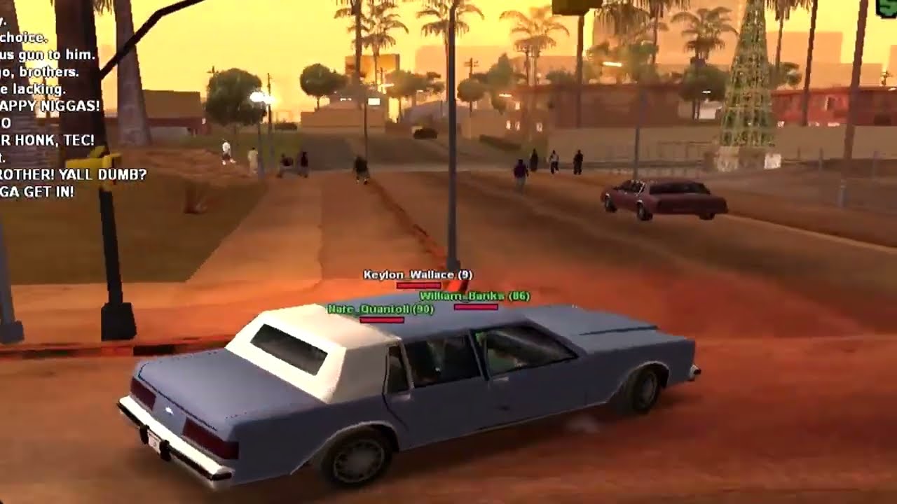 grove street gang drive-by