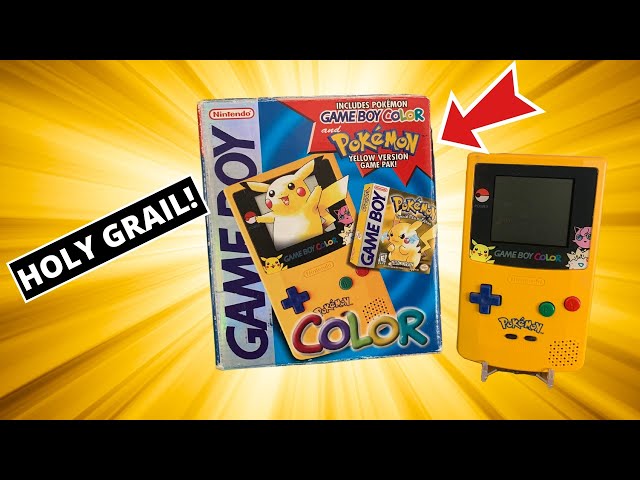  Pokemon: Yellow Version - Special Pikachu Edition : Nintendo  Game Boy Color: Video Games