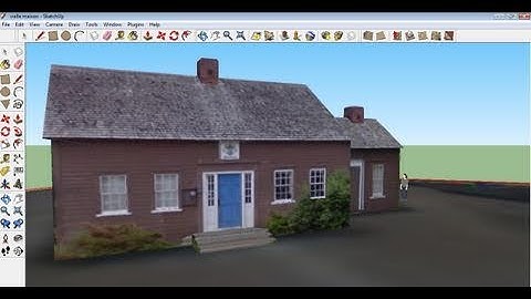 How to build a house in Sketchup using StreetView images
