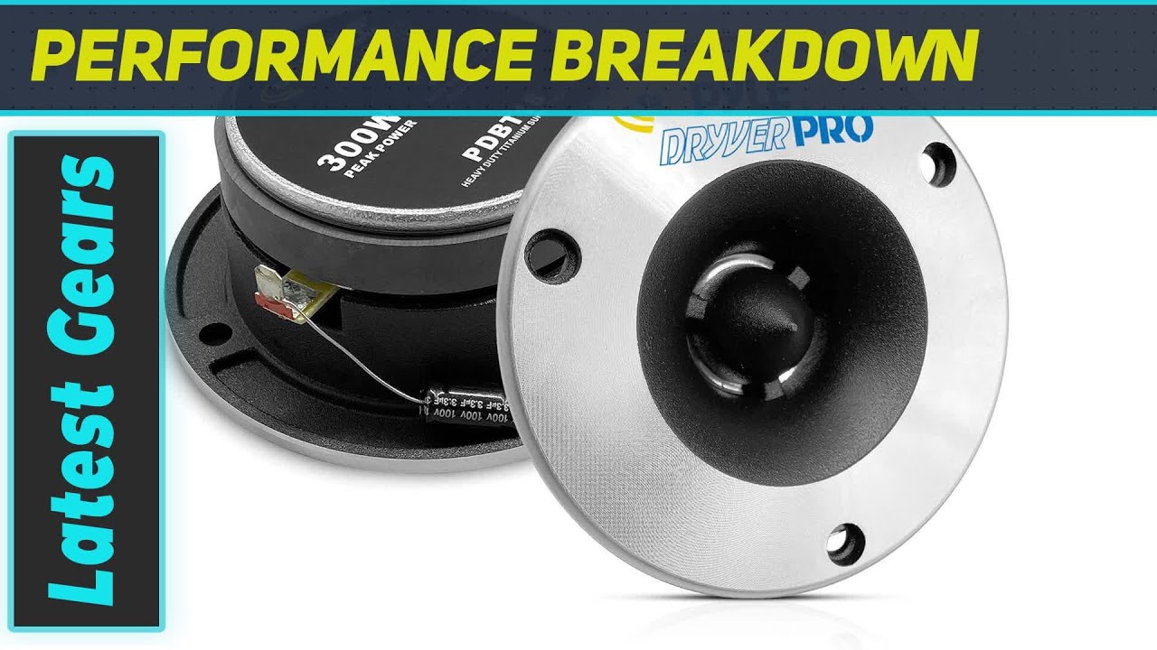 Pyle 3.75'' Titanium Horn Tweeter PDBT18: Unleashing the Best in Car Audio Upgrades!