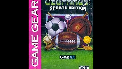 Sega Game Gear Jeopardy! Sports Edition 2nd Run Game #1