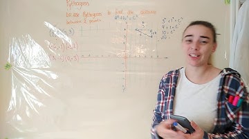 Mrs portnell finding distance between 2 points using pythagoras