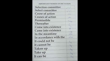 Exam Preparations for the post of Senior Scale Stenographer with 100 WPM Dictation and Important Tip