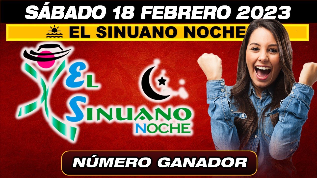 SINUANO NOCHE EN VIVO. Resultado último sorteo Chance SINUANO NOCHE