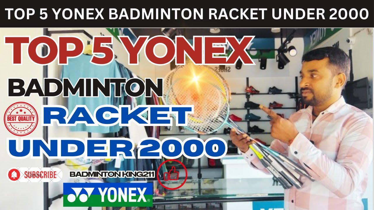 top attacking badminton rackets under ₹2000 | power, control, and speed ...