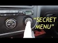 MK5 GTI "SECRET" CLIMATE CONTROL MENU