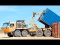 US Ultra Heavy Truck in Action in the Middle of the Desert