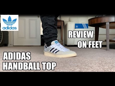 adidas handball top on feet