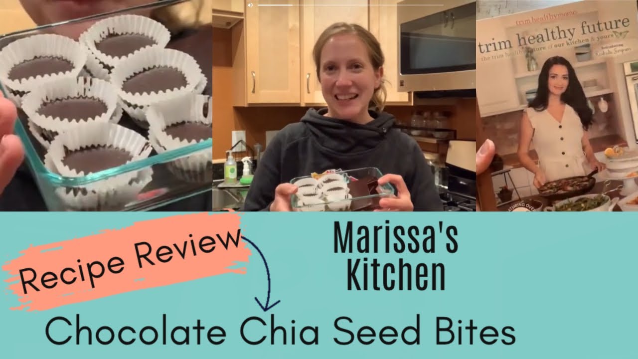 Let's try the Chocolate Chia Seed Bites from Trim Healthy Future