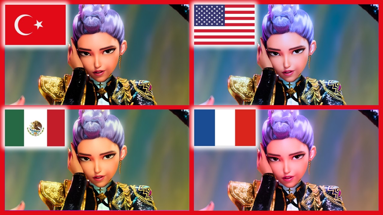 ВИКТОРИНА ЗВУКОВ 🔥 | K-Pop Demon Hunters | Угадай песню & персонажа! 🎤🌍 Multilanguage