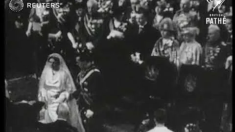 NETHERLANDS / ROYAL: Wedding of Princess Juliana to Prince Bernhard Lippe-Biesterfel...  (1937)