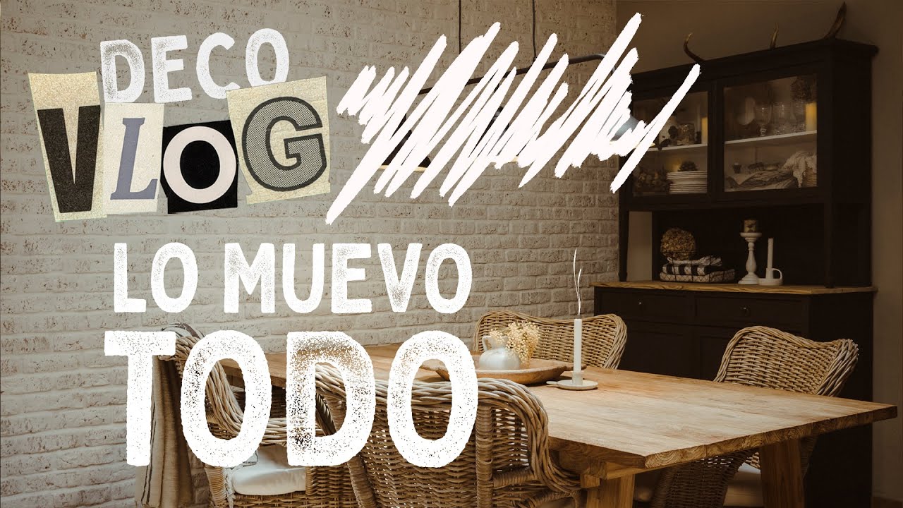 ✨🙆🏼‍♀️✨ CAMBIO RADICAL SALÓN COMEDOR ((DecoVlog))