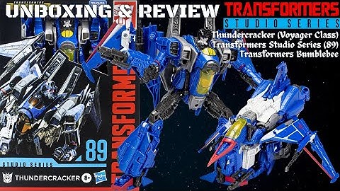 Unboxing & Review - Transformers Studio Series Voyager Class Thundercracker | Transformers Bumblebee