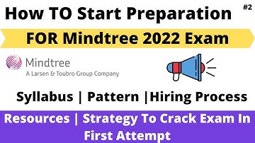 How To Start Preparation For Mindtree Exam 2022 | 2021 | Resources | Strategy to Crack Exam.