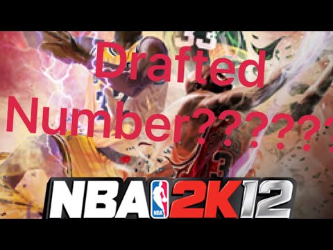 2k12 My Player Drafted 1st round pick number???