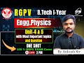 RGPV Physics Units 4 & 5 One Shot: Lasers & Electrostatics