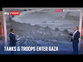Israel-Hamas War: Israeli tanks &amp; troops briefly enter Gaza