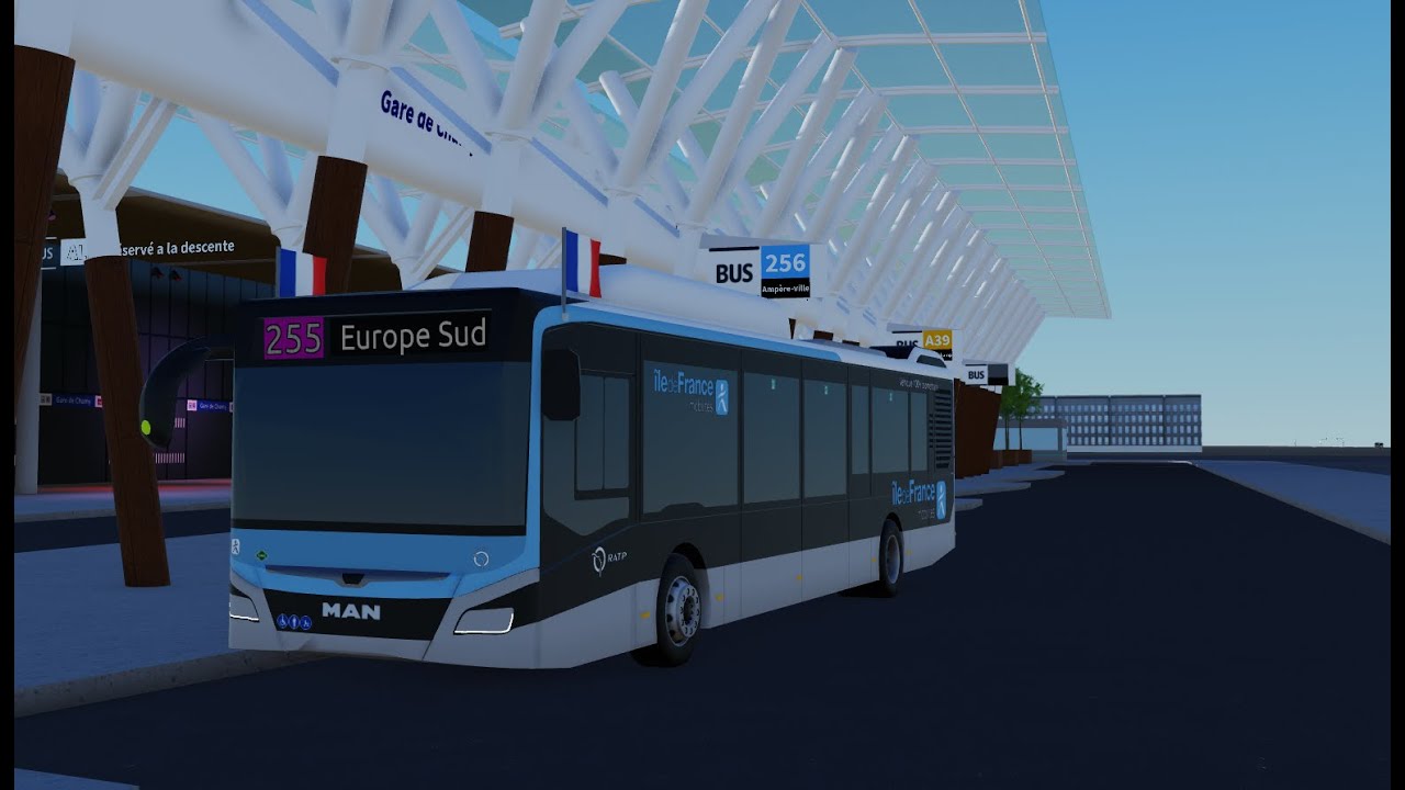 [RATP IDE] Ligne 255 | Gare de Lavoisier - Gare de Chamy en Man Lion's City Gen 12 GNV