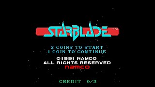 STARBLADE スターブレード 004 Blue Flight NAME ENTRY (arcade game music)