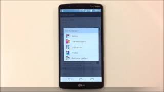 How to Change Your Background Wallpaper - LG G3 screenshot 3