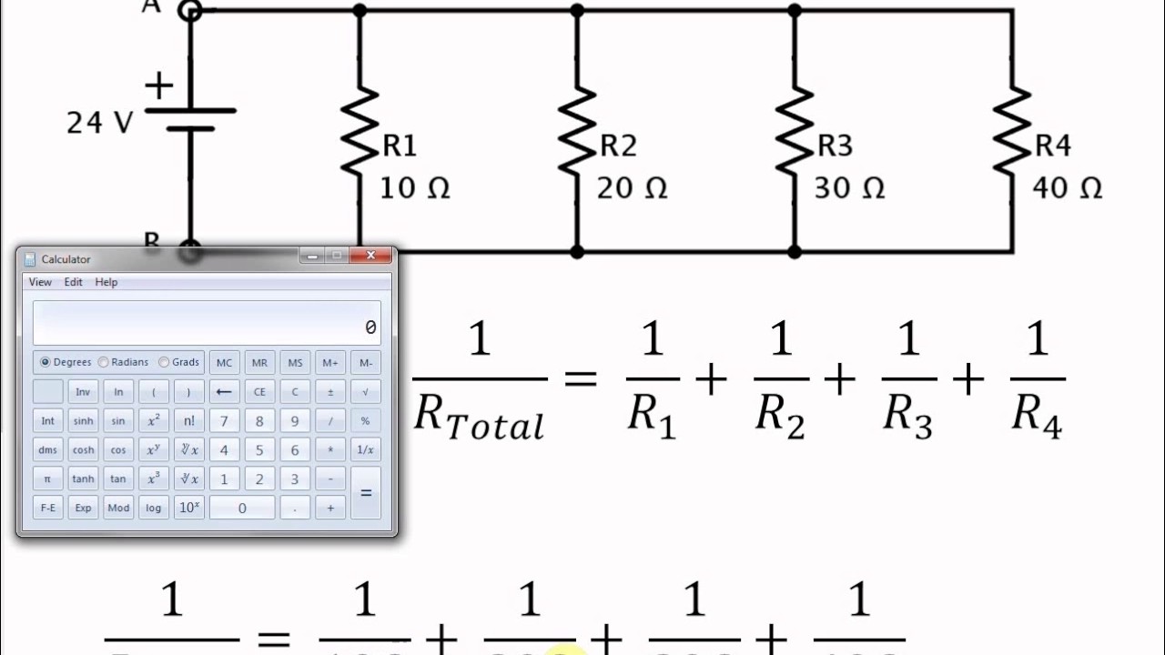 Calculate Resistance Circuit Diagram