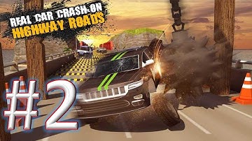 Speed Bump Car Crash Test Speed Breaker Challenge gameplay walkthrough 2 android & ios