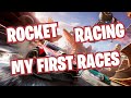 Fortnite rocket racing  my first races 