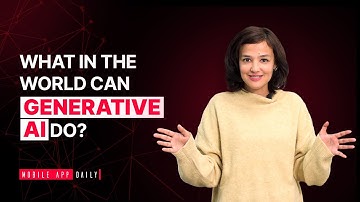 What in the world can Generative AI do?