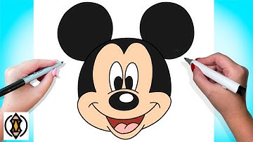 How To Draw Mickey Mouse For Beginners