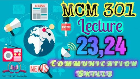 MCM 301 Lecture 23,24 Short VU Lectures