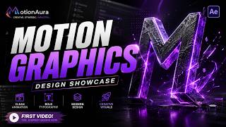 Amazing Motion Graphics Design | Typography Animation Showcase | MotionAura