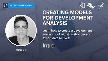 Creating Models for Development Analysis with Grasshopper - Intro