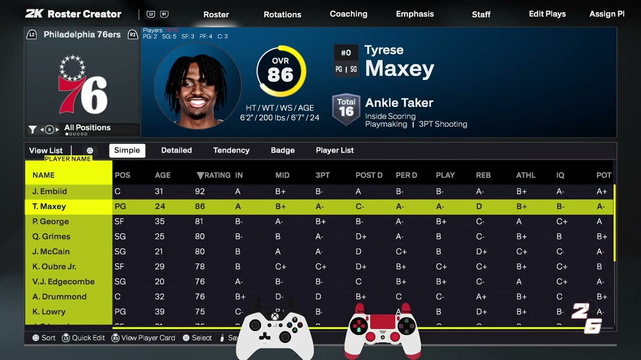 NBA 2K26 How to Change Player Name