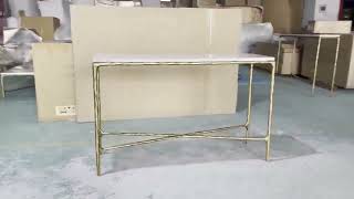 Thaddeus Marble Console Table