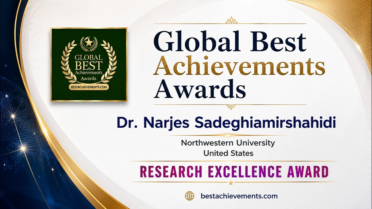 Honoring Dr. Narjes Sadeghiamirshahidi with the Research Excellence Award #WorldResearchAwards