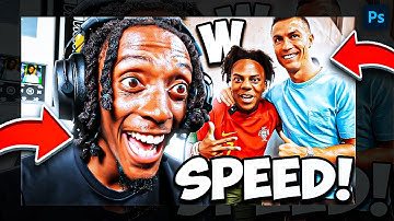 How To Make "Live" Thumbnails Like Kai Cenat and Brucedropemoff + PSD! *BEST* Thumbnail Tutorial! #4