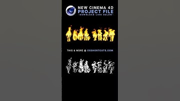 Fire Text Typography in Cinema 4D🔥C4D + Redshift Project File