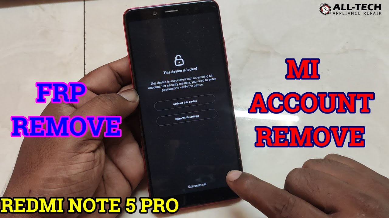 redmi note 5 pro frp umt
