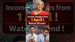 Salary & Income Tax Changes from April 1! #incometax #newincometaxbill #finanace #dailynews #shorts