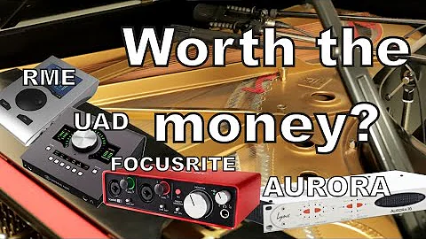 Audio Interfaces STEREO Test: UAD Apollo VS RME Babyface VS Focusrite VS Lynx Aurora [NO TALKING]