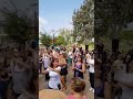 بشرة خير حسين الجسمي رقص جماعي على اغنية بشرة خير للفنان حسين الجسمي في شوارع هرتسليا اسرائيل